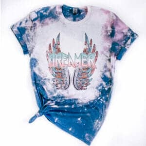 Dreamer bleached graphic tee